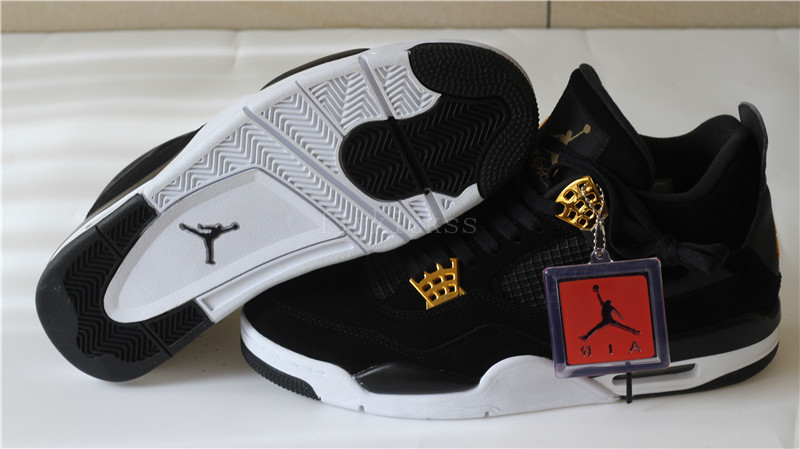 Air Jordan 4 Retro Royalty Black Suede